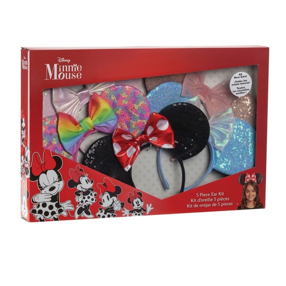 Disney Mouse ears set of 5 piece ear kit - Picture 1 of 7